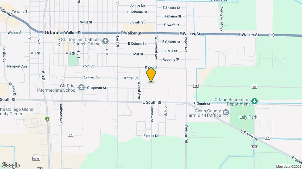 153 E Chapman St Map and Location Details