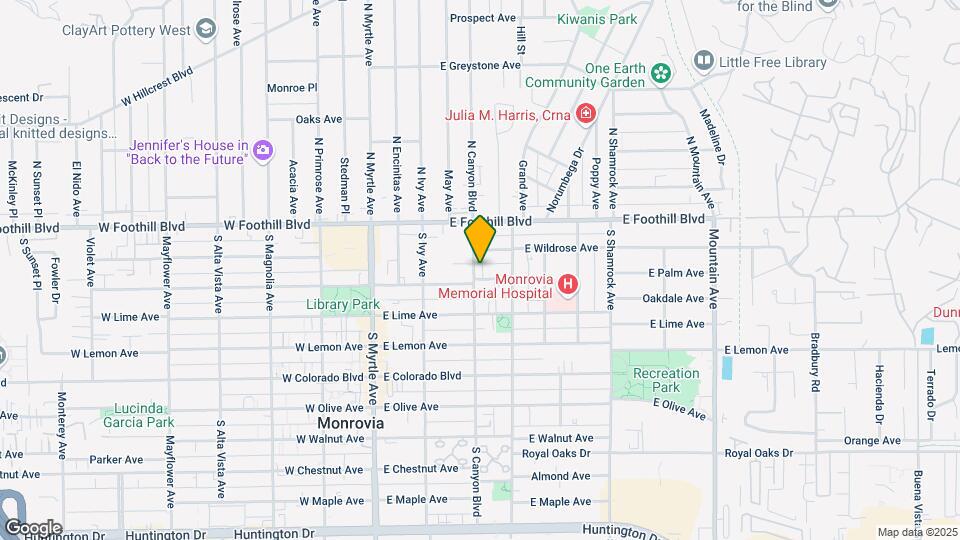 301 E Palm Ave, Unit A Map and Location Details