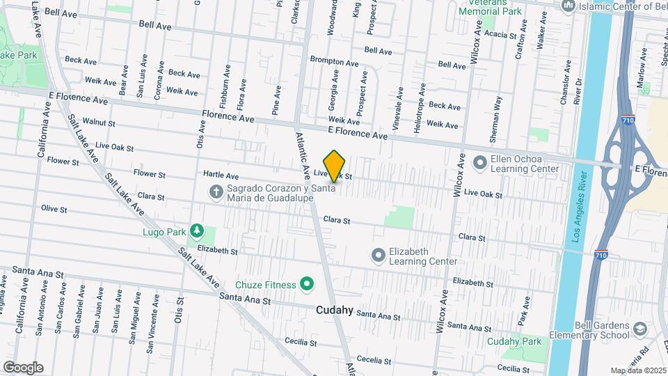 4600-4604 Live Oak St Mapa y Detalles de la Ubicación
