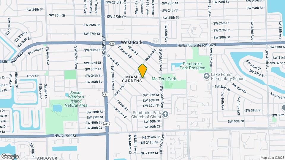 112 Miami Gardens Rd Map and Location Details