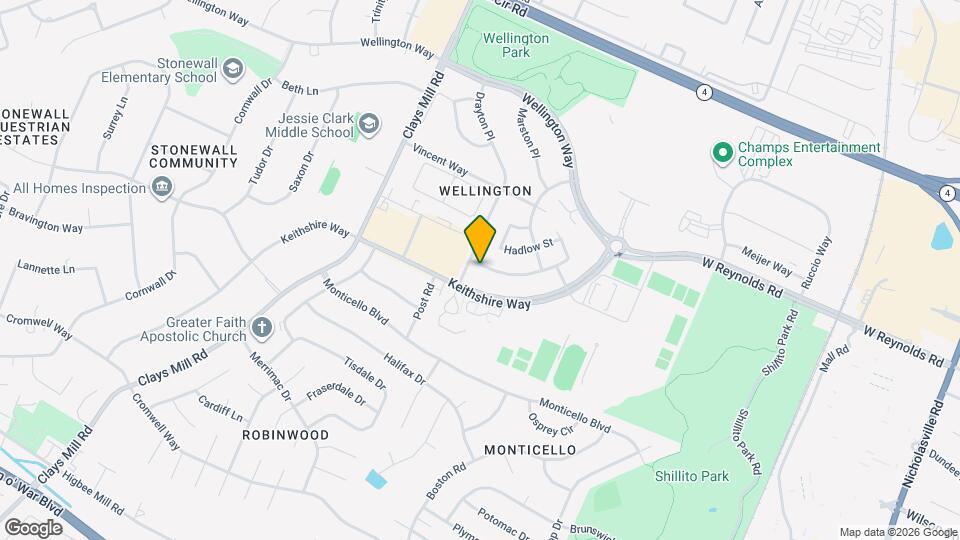 588 Wellington Gardens Dr Map and Location Details