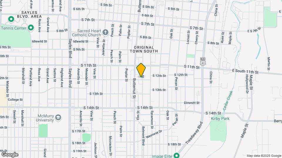 1202 S 12th St Map and Location Details