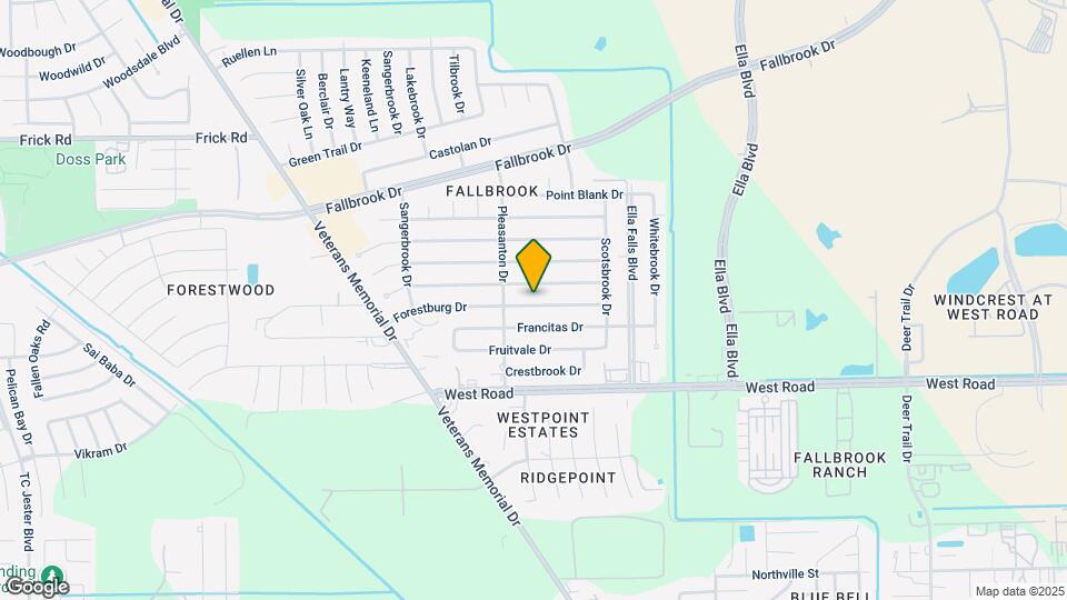 1018 Forestburg Dr Map and Location Details
