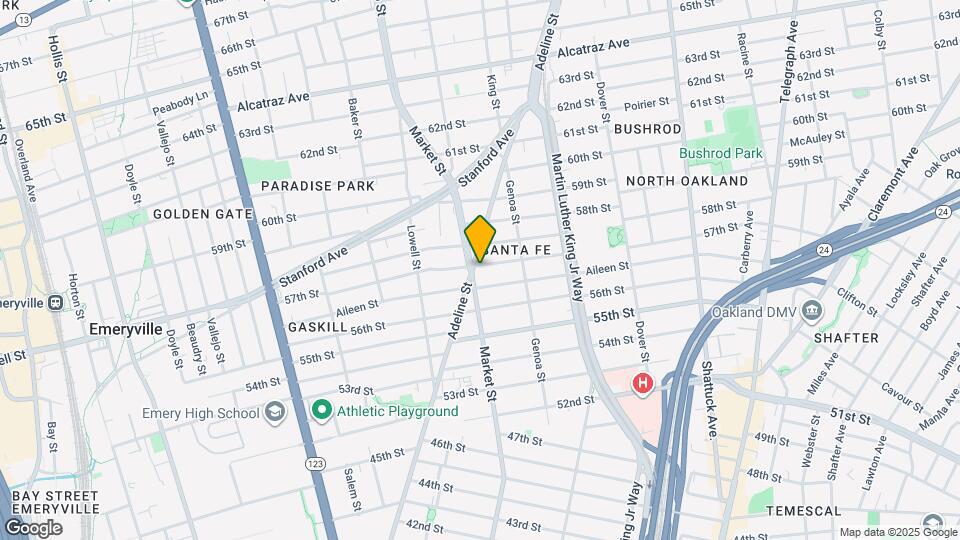 891 57th St Map and Location Details