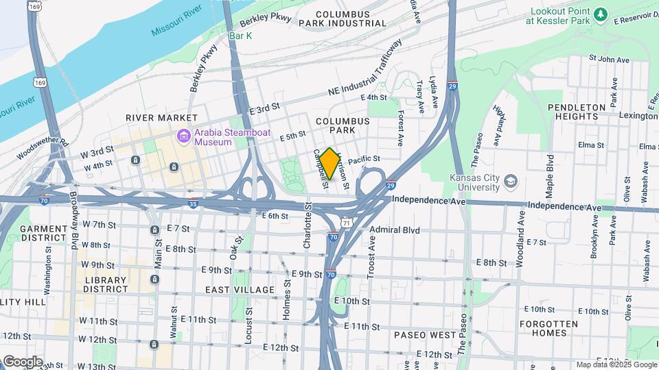 Meriweather Map and Location Details