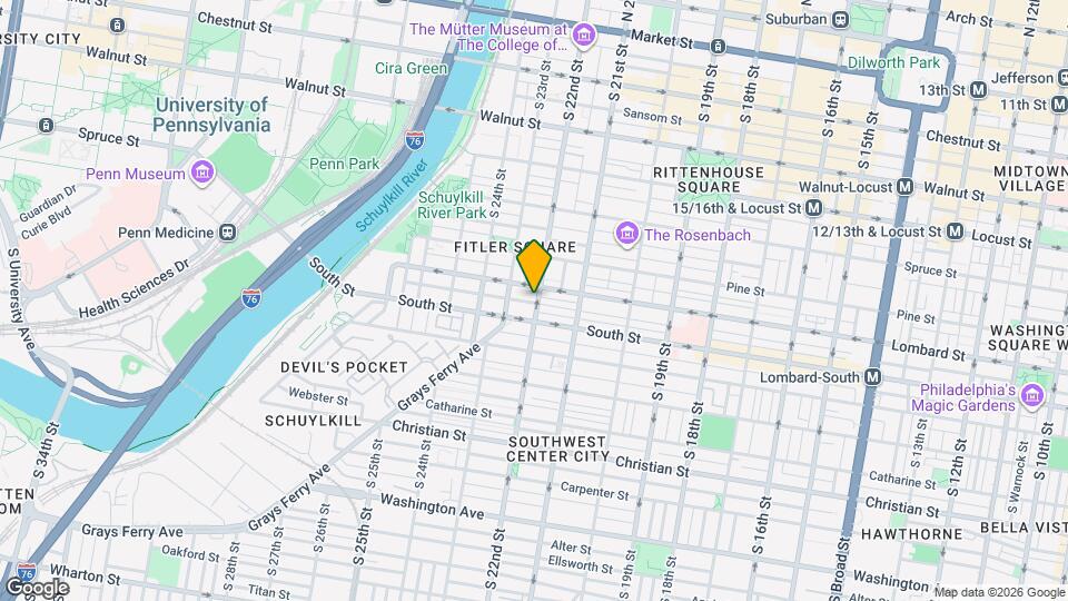 514 S 22nd St Map and Location Details