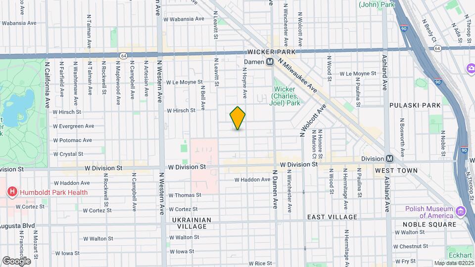 2116 W Potomac Ave Map and Location Details