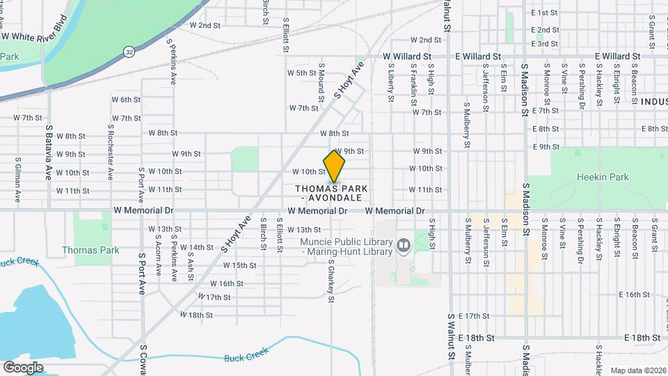 1720 S Gharkey St Map and Location Details