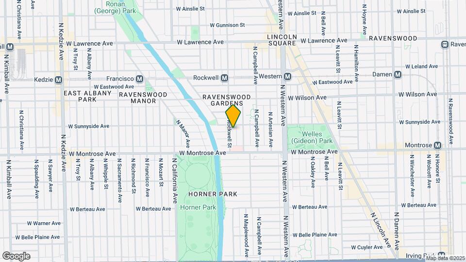 4445 N Rockwell St Mapa y Detalles de la Ubicación