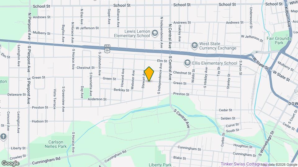 1826 Green St Map and Location Details