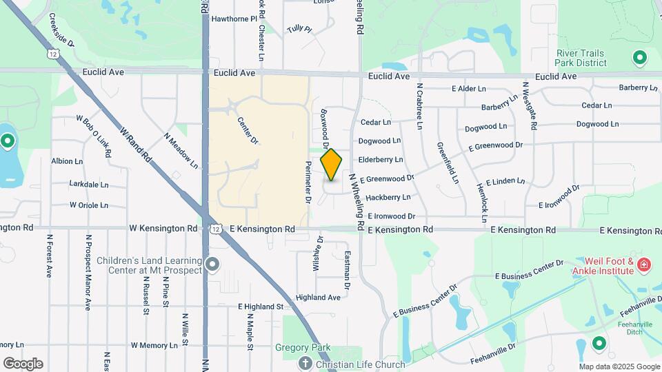 991-1019 N Boxwood Dr Map and Location Details