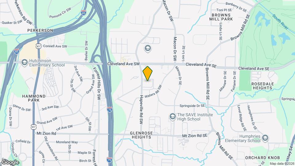 2786 Old Hapeville Rd SW Map and Location Details