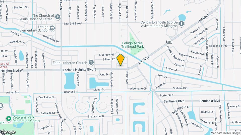 1101 Leeland Heights Blvd E Map and Location Details