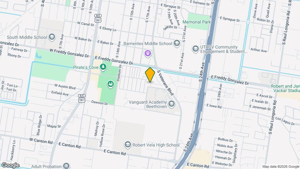 1817 S Middleton St Mapa y Detalles de la Ubicación