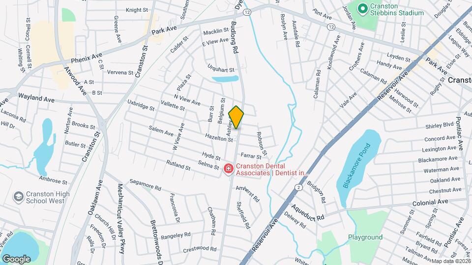 255 Budlong Rd Mapa y Detalles de la Ubicación