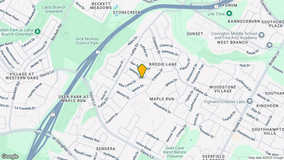 4509 Alta Loma Dr Map and Location Details
