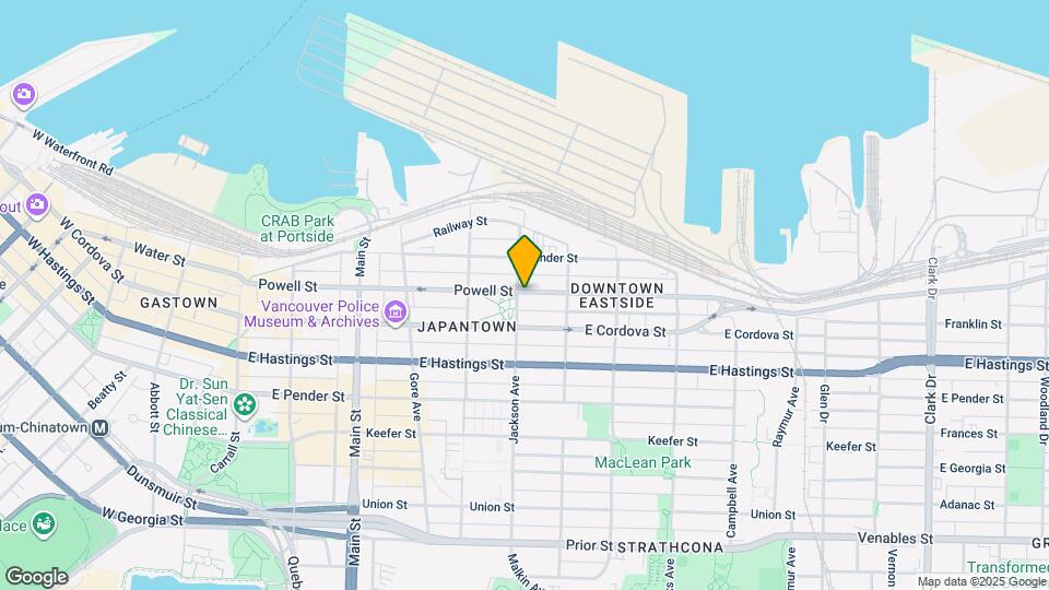 508 Powell St Map and Location Details