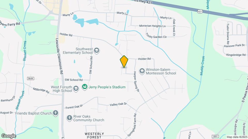 1628 Springfield Way Dr Map and Location Details