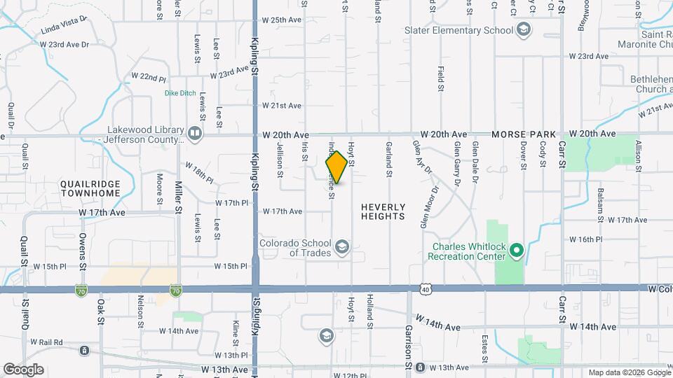 1830 Independence St Map and Location Details