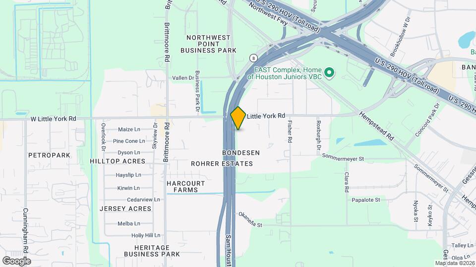 6655 W Sam Houston Pkwy N Mapa y Detalles de la Ubicación