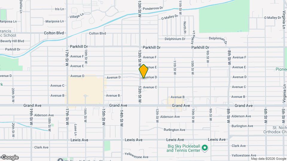1236 Avenue D Mapa y Detalles de la Ubicación