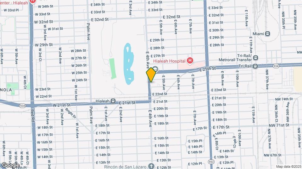 2305 E 4th Ave Mapa y Detalles de la Ubicación