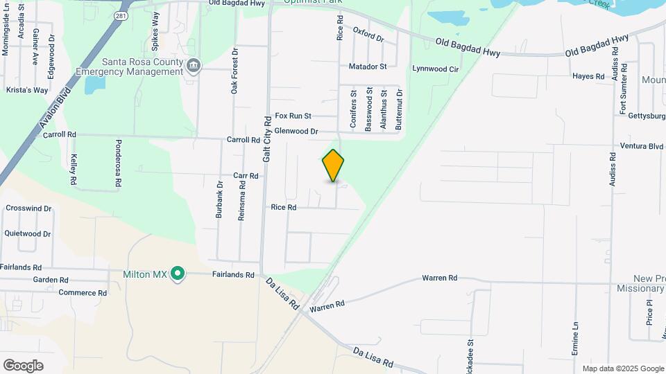 4325 Rice Rd Map and Location Details