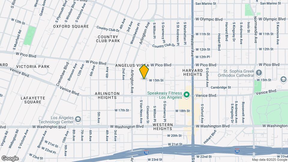 1427 S Van Ness Ave Map and Location Details