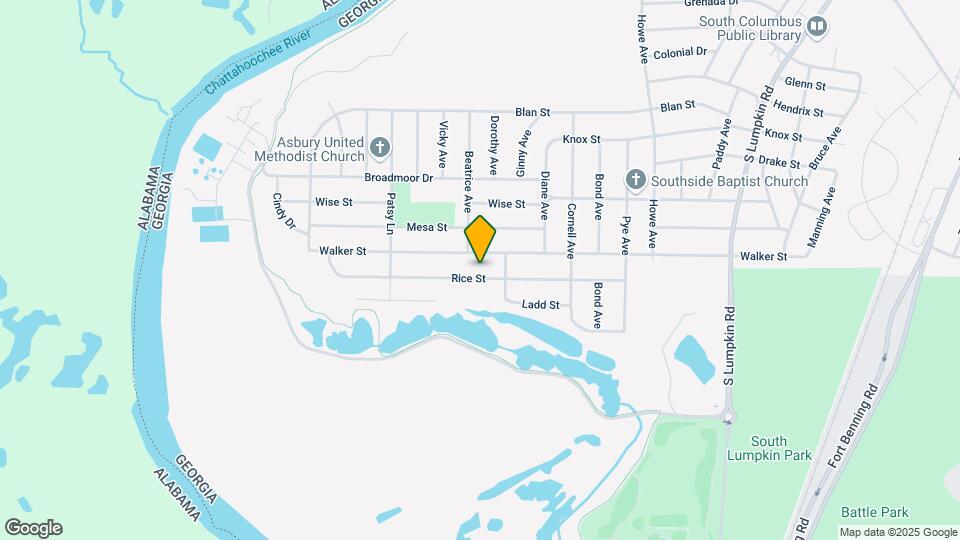 2611 Rice St Map and Location Details