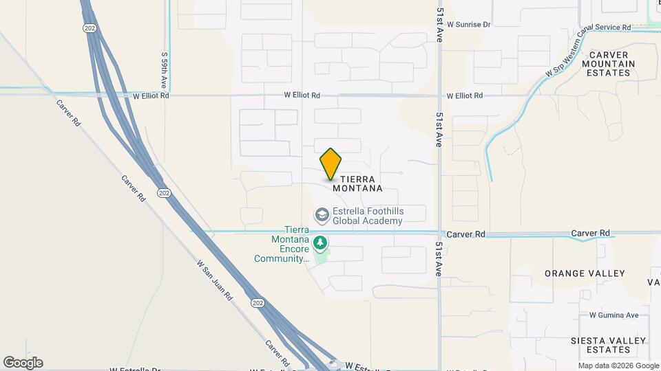 5410 W Country Garden Ln Map and Location Details