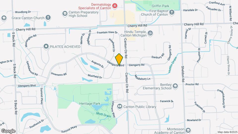 45419 Glengarry Blvd Map and Location Details