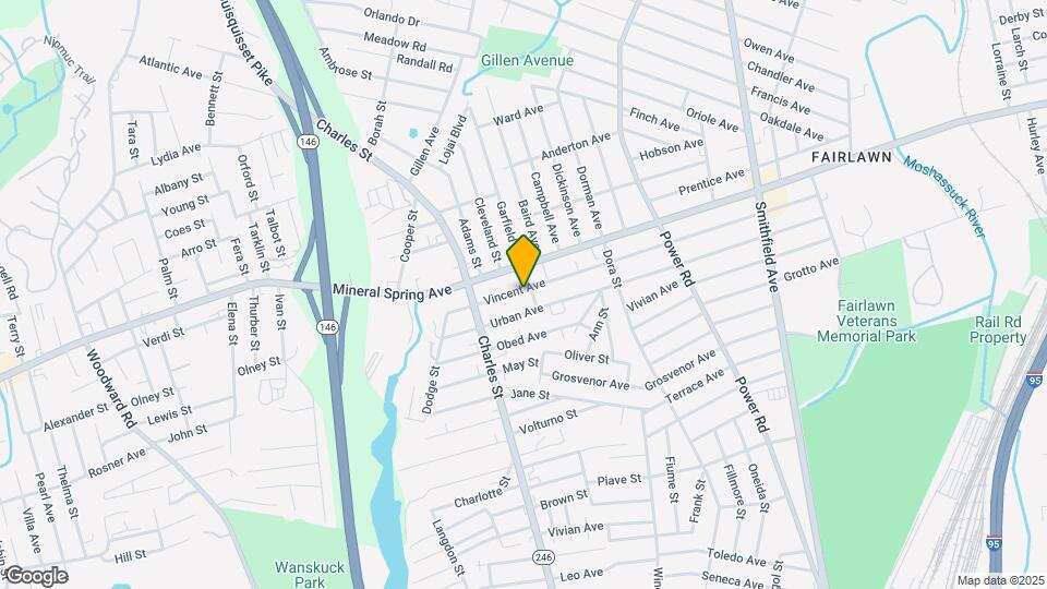 128 Vincent Ave Map and Location Details