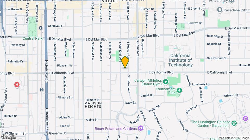 765 California Blvd Mapa y Detalles de la Ubicación
