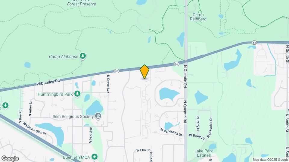 1338 N Knollwood Dr Map and Location Details