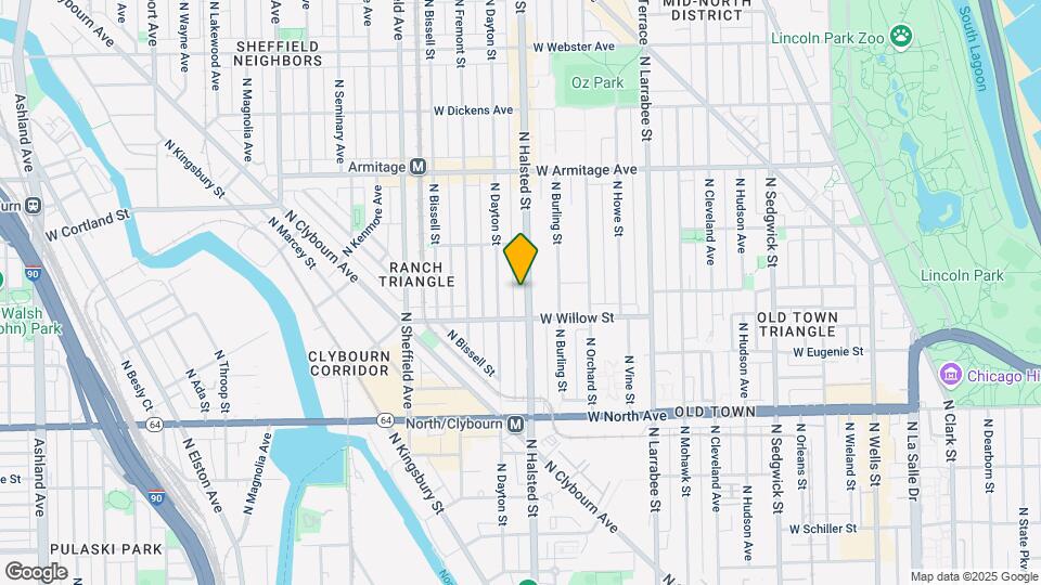 1818 North Halsted Map and Location Details