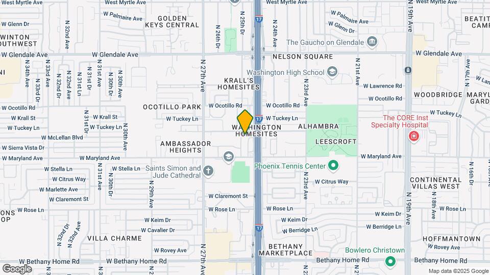 2519 W McLellan Blvd Mapa y Detalles de la Ubicación