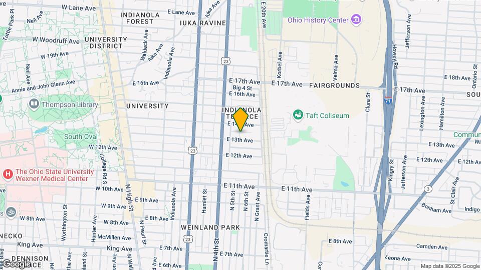 374 E 13th Ave Mapa y Detalles de la Ubicación