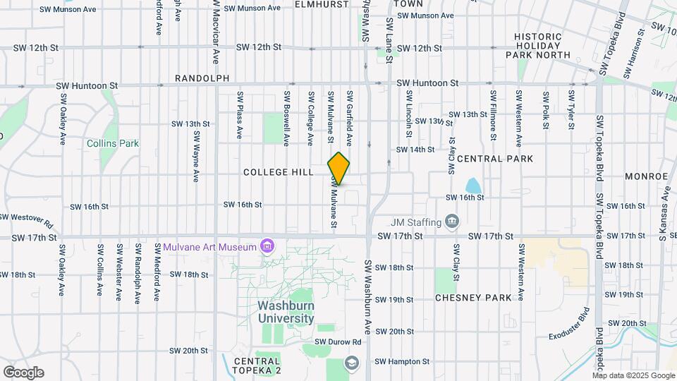 1520 SW Mulvane St Map and Location Details