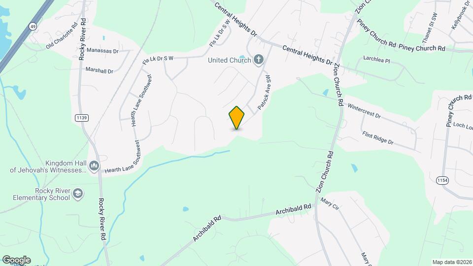 309 Patrick Ave SW Mapa y Detalles de la Ubicación