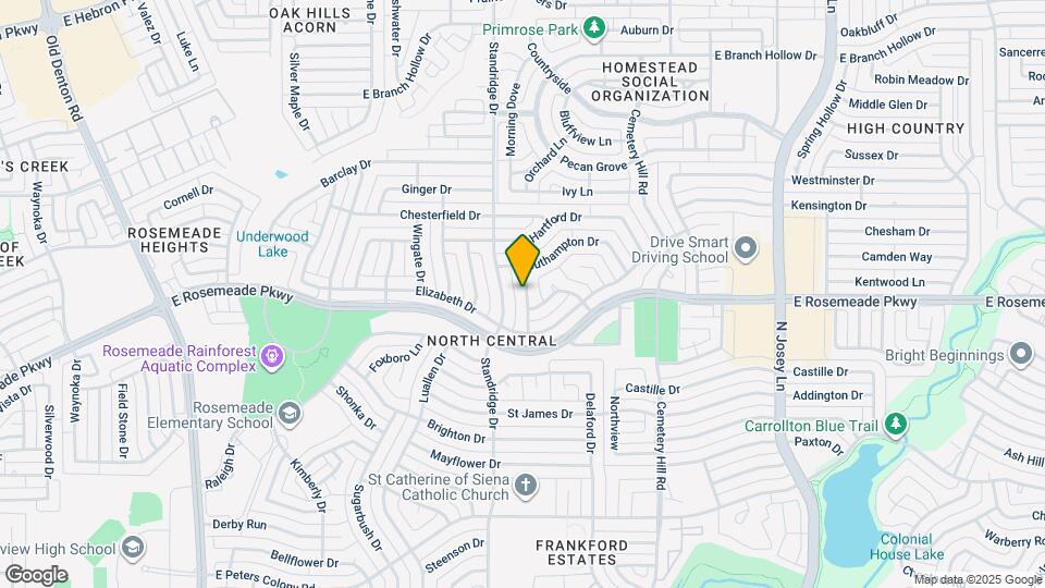 3713 Grasmere Dr Map and Location Details