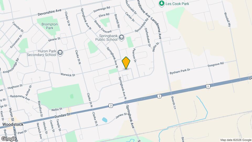 1060 Canfield Crescent Map and Location Details