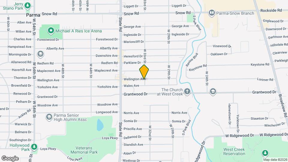 3303 Wellington Ave Map and Location Details
