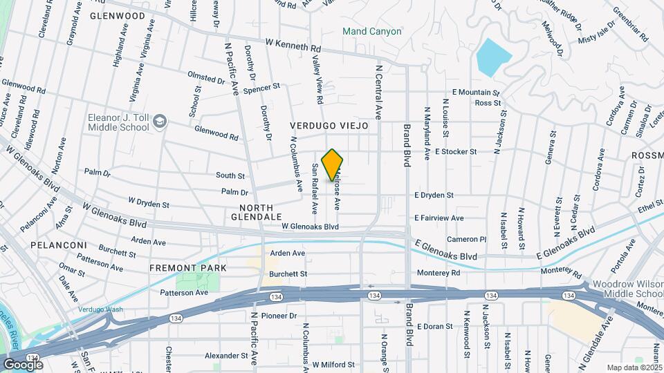 1109 Melrose Ave Map and Location Details