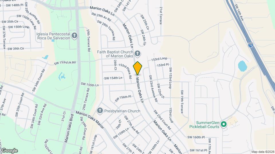 417 Marion Oaks Ln Map and Location Details