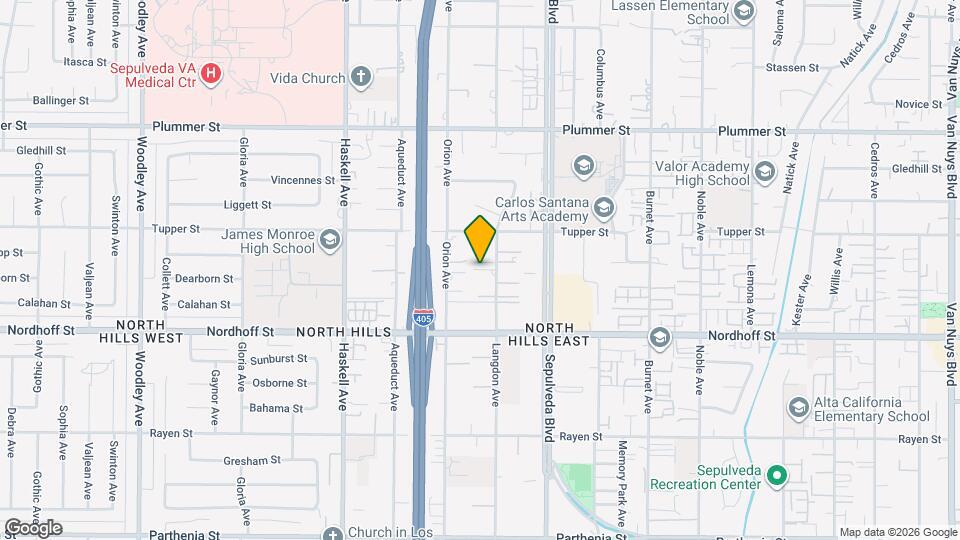 9217 Langdon Ave Map and Location Details