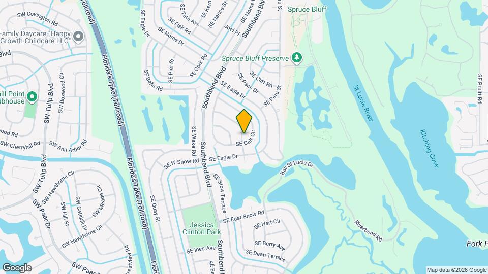 3107 SE Card Terrace Mapa y Detalles de la Ubicación