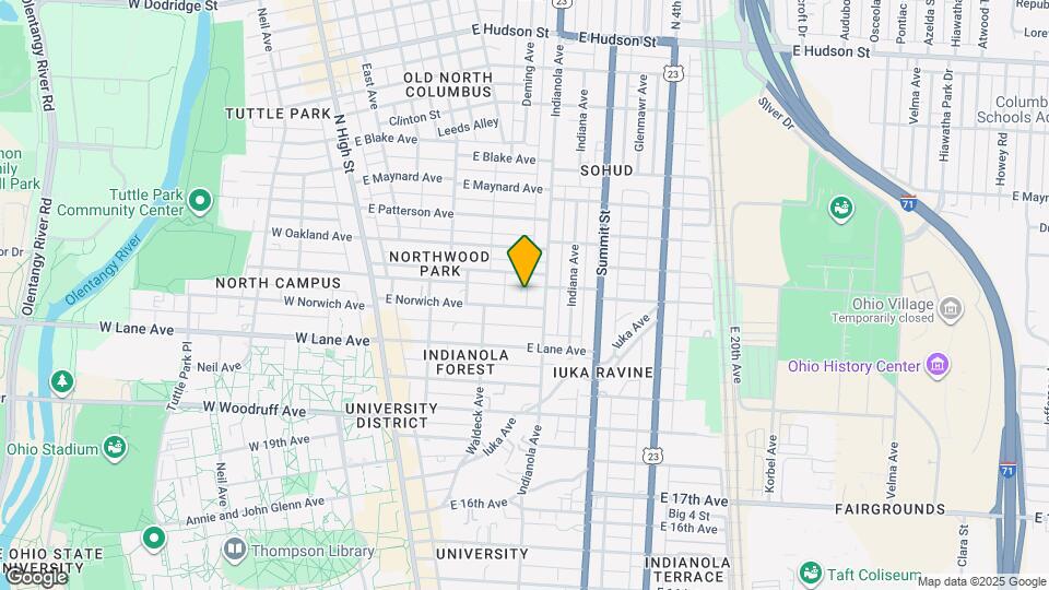 214 E Norwich Ave Map and Location Details