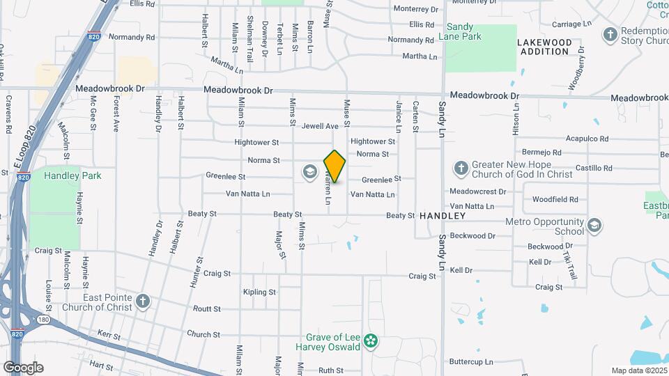 2705 Warren Ln Map and Location Details