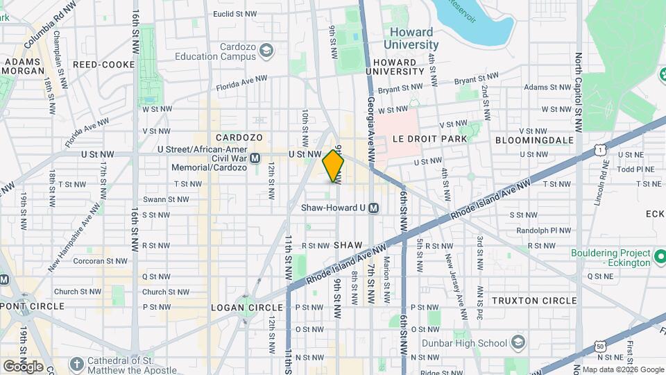 904 T St NW Map and Location Details