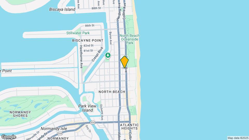 7824 Collins Ave, Unit 404 Map and Location Details